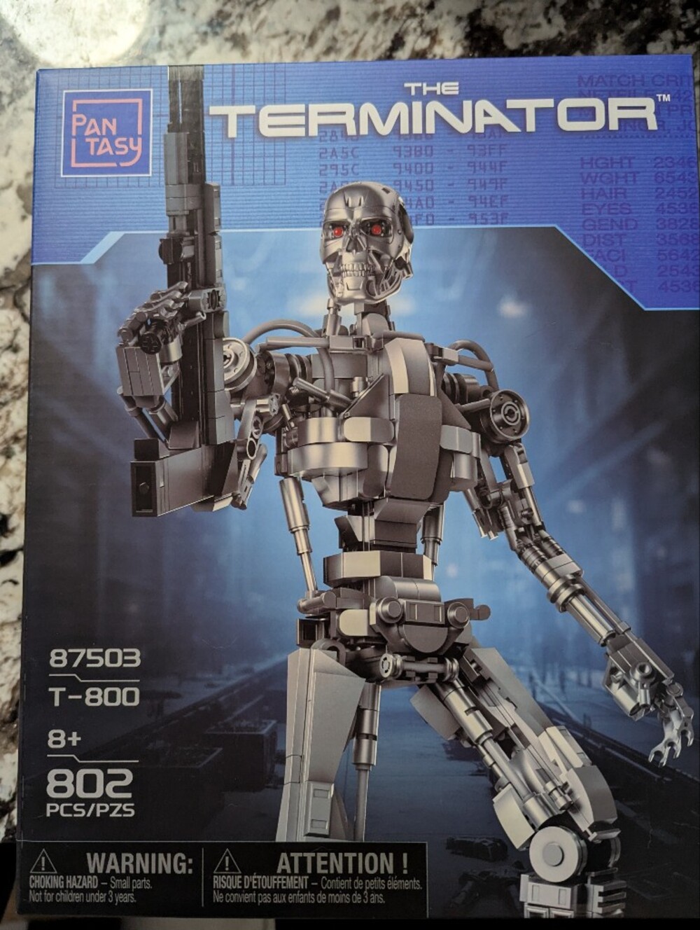 The Terminator - T-800 Construction Brick Set